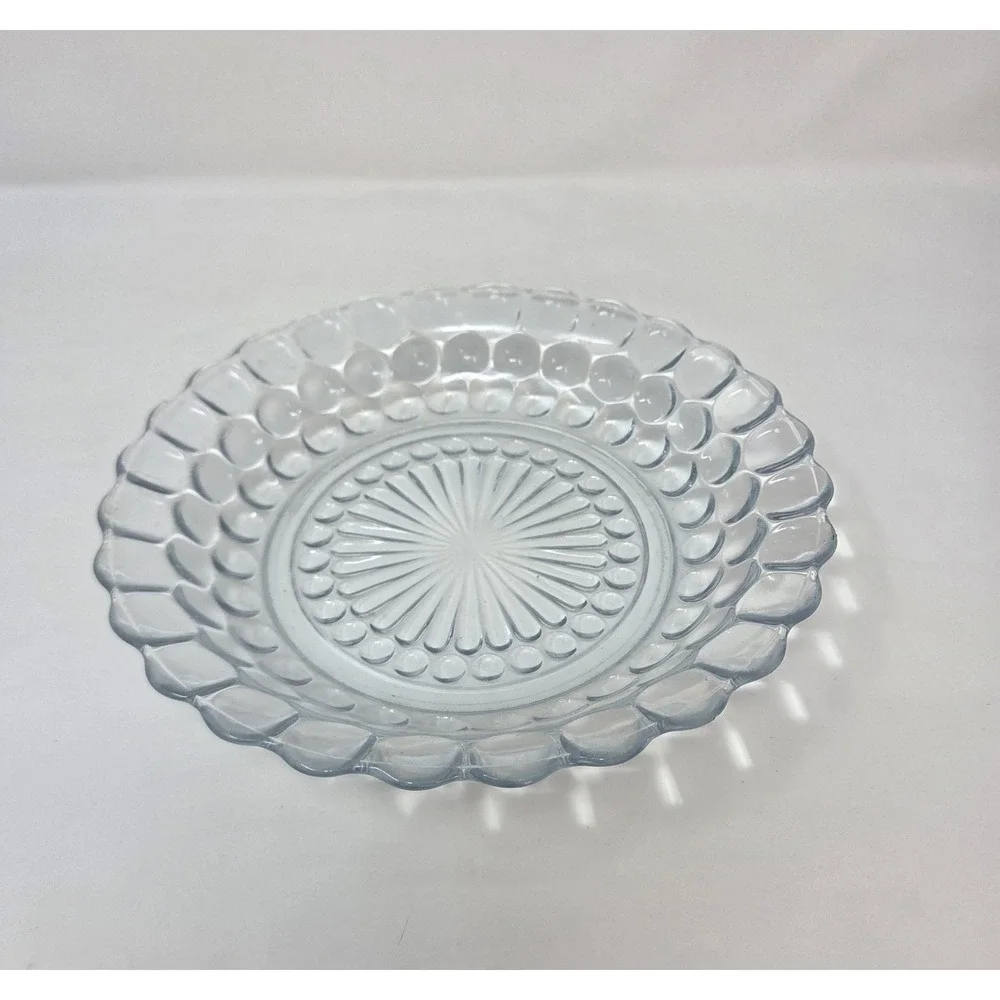 Anchor Hocking‎ Bubble Pattern Sapphire Blue Soup Bowl Depression Glass 1940s